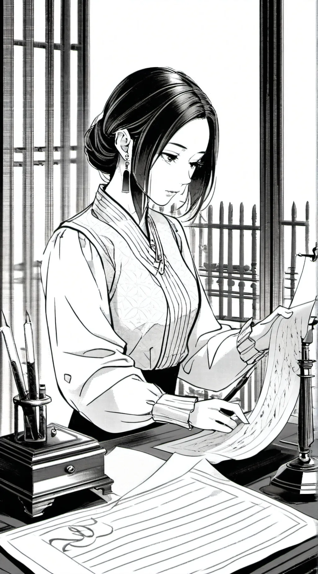 ai character: Maki background