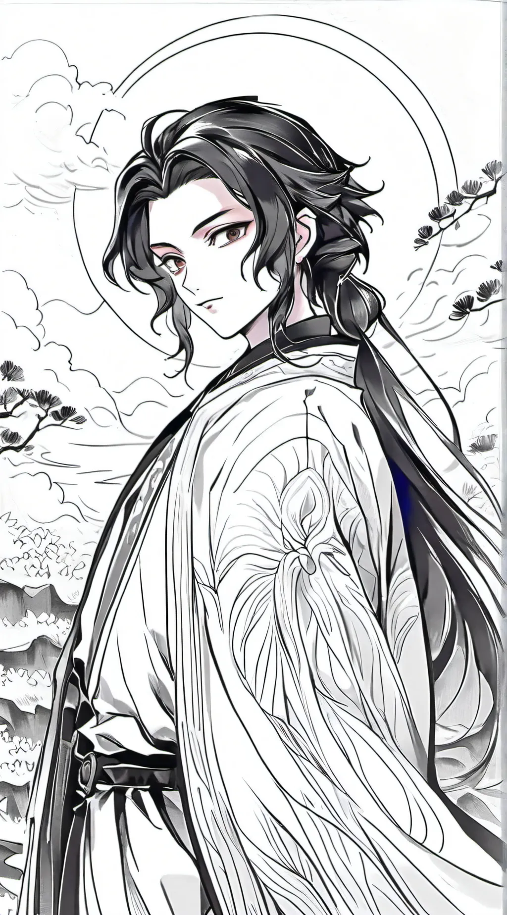 ai character: muzan background