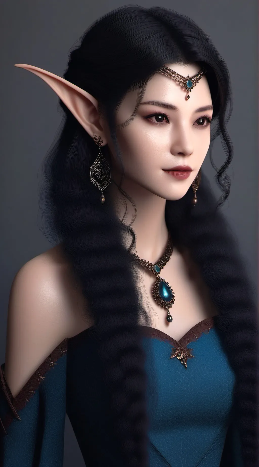 ai character: Aurora  background