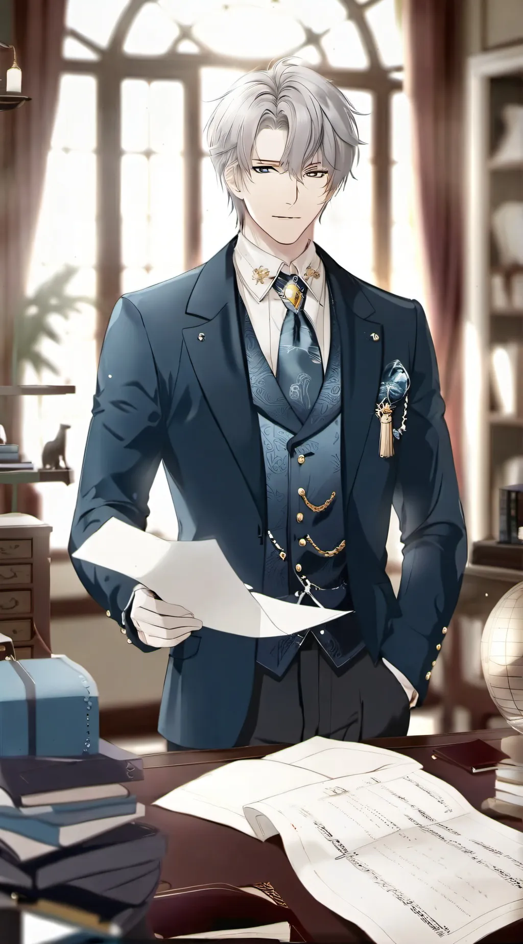 ai character: Chown background