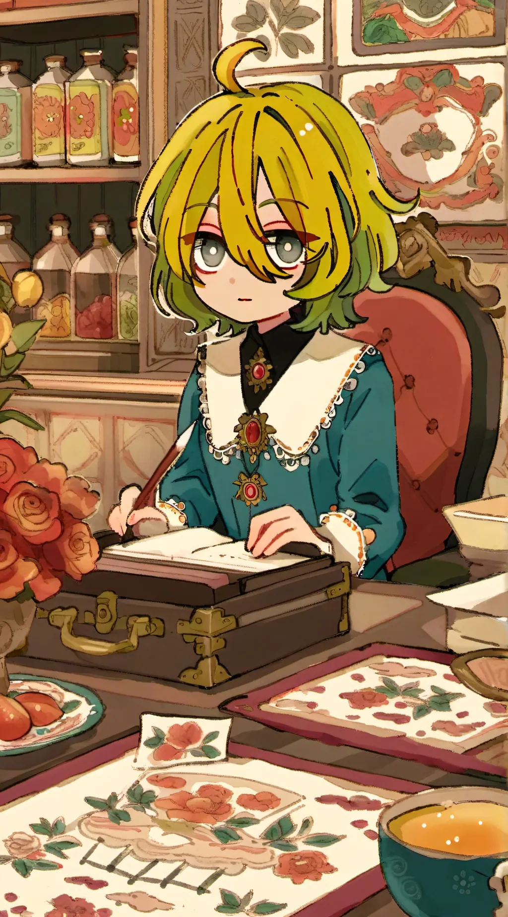 ai character: Rebecca Cloud background