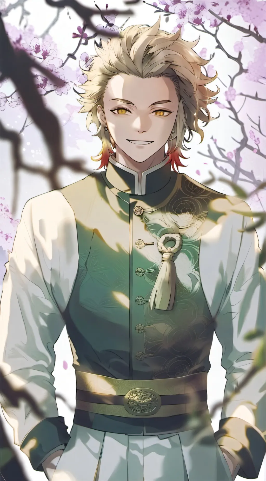 ai character: Rengoku  background