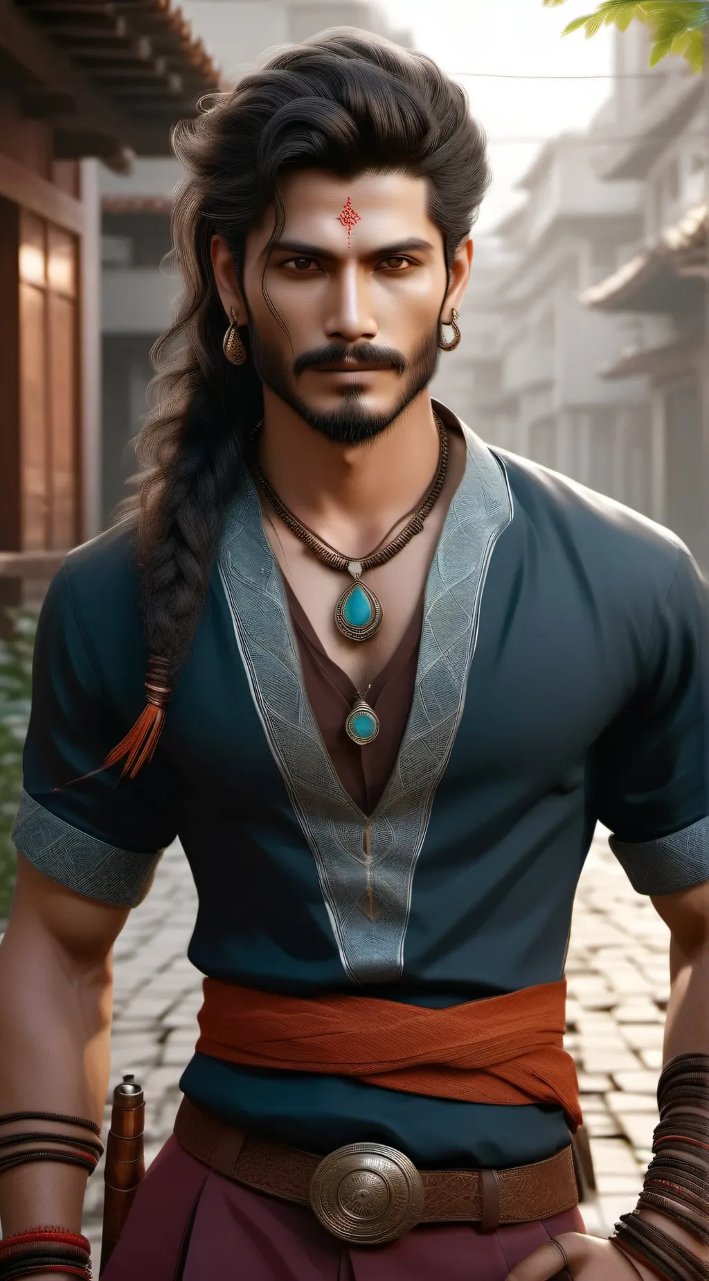 ai character: Damian background