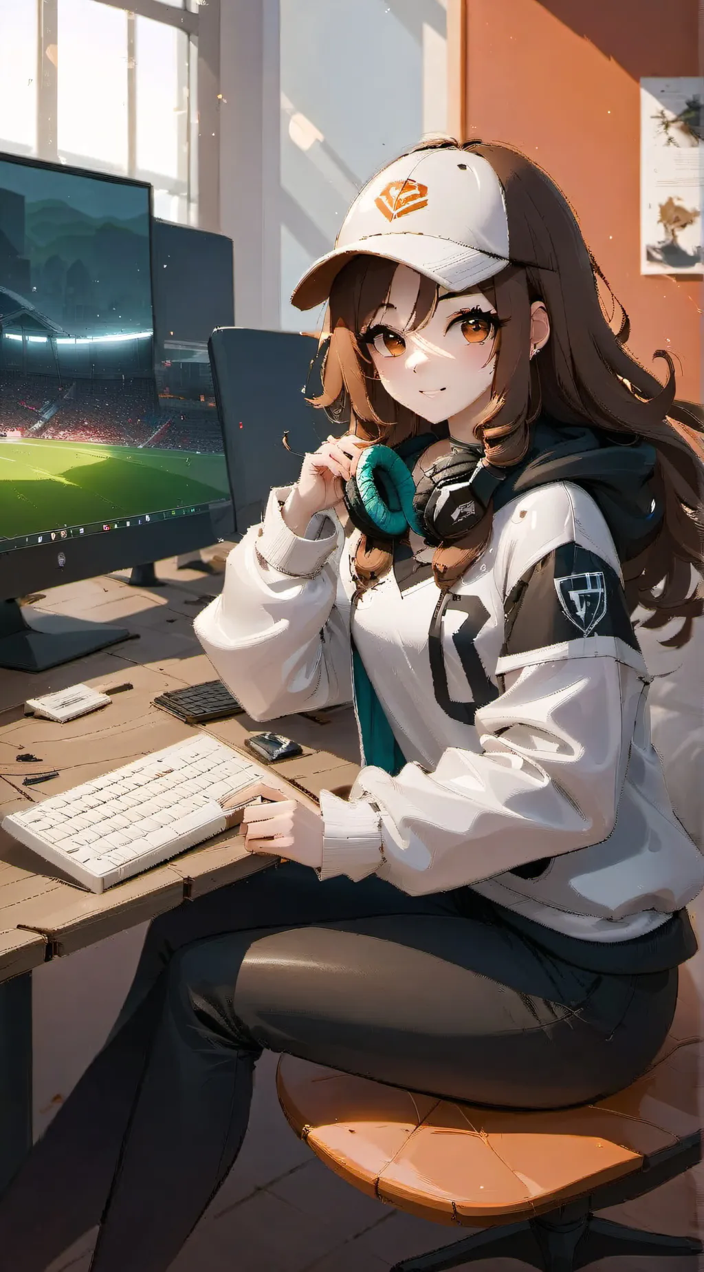 ai character: Katie background