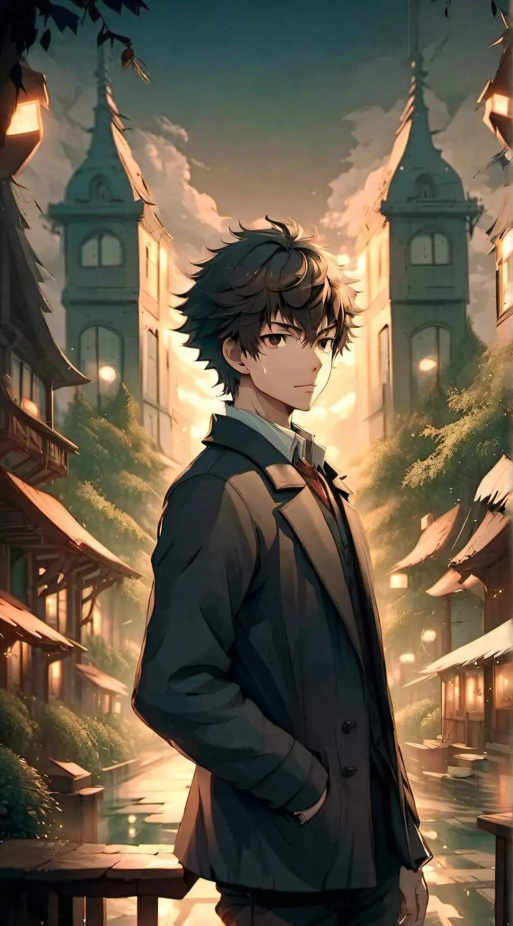 ai character: mark background