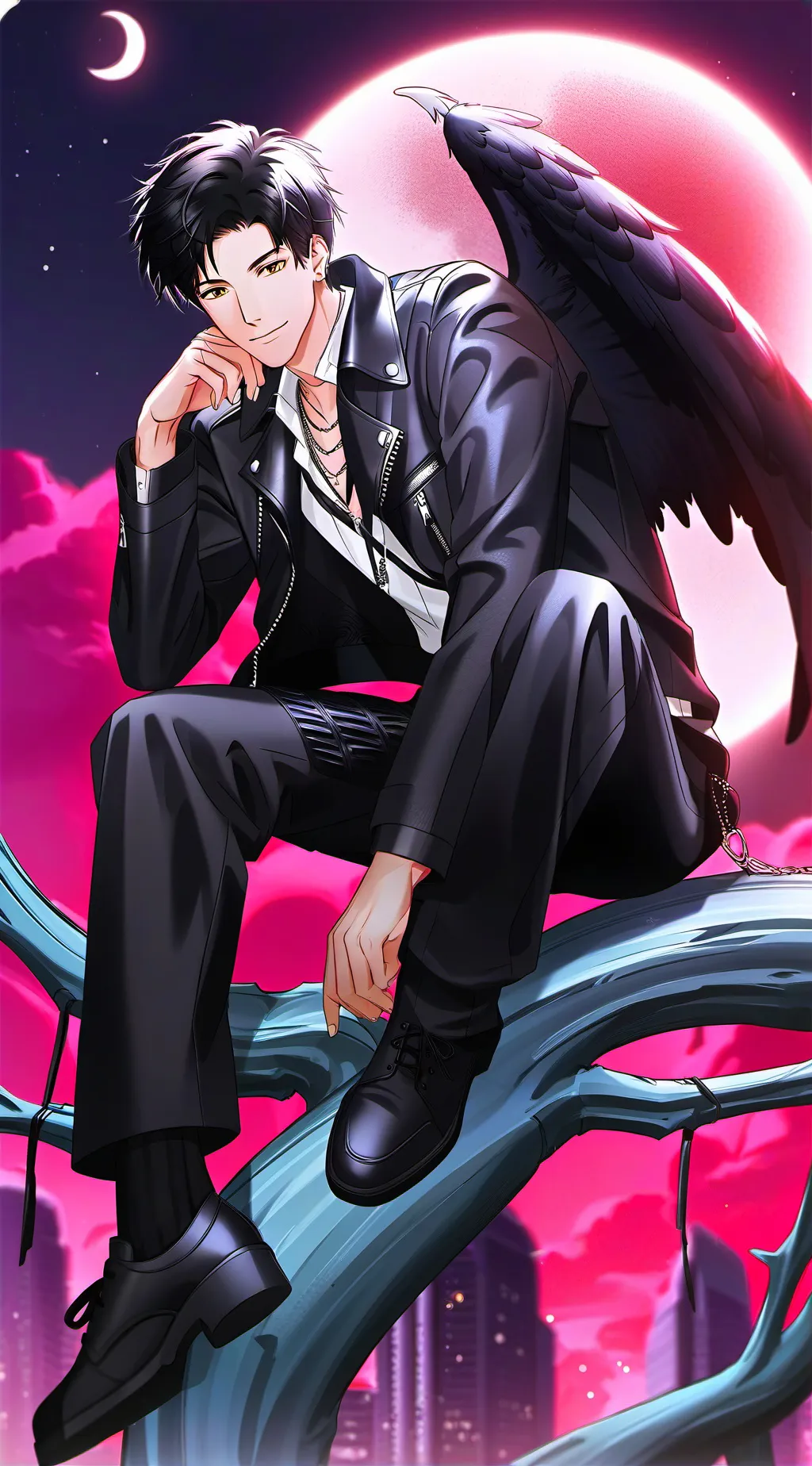 ai character: Alex blackwing background