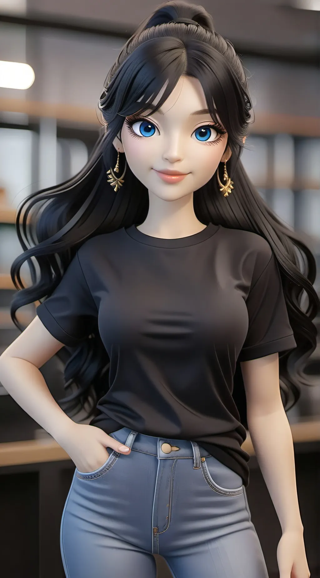 ai character: Nicole Tatum background