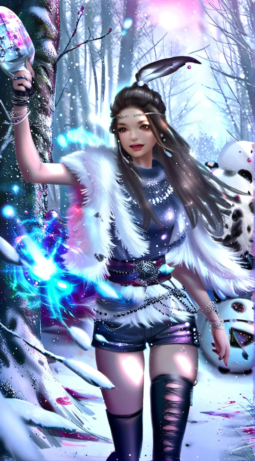 ai character: comes to real life background