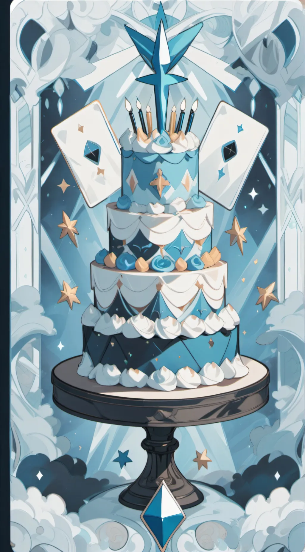 ai character: Birthday! background