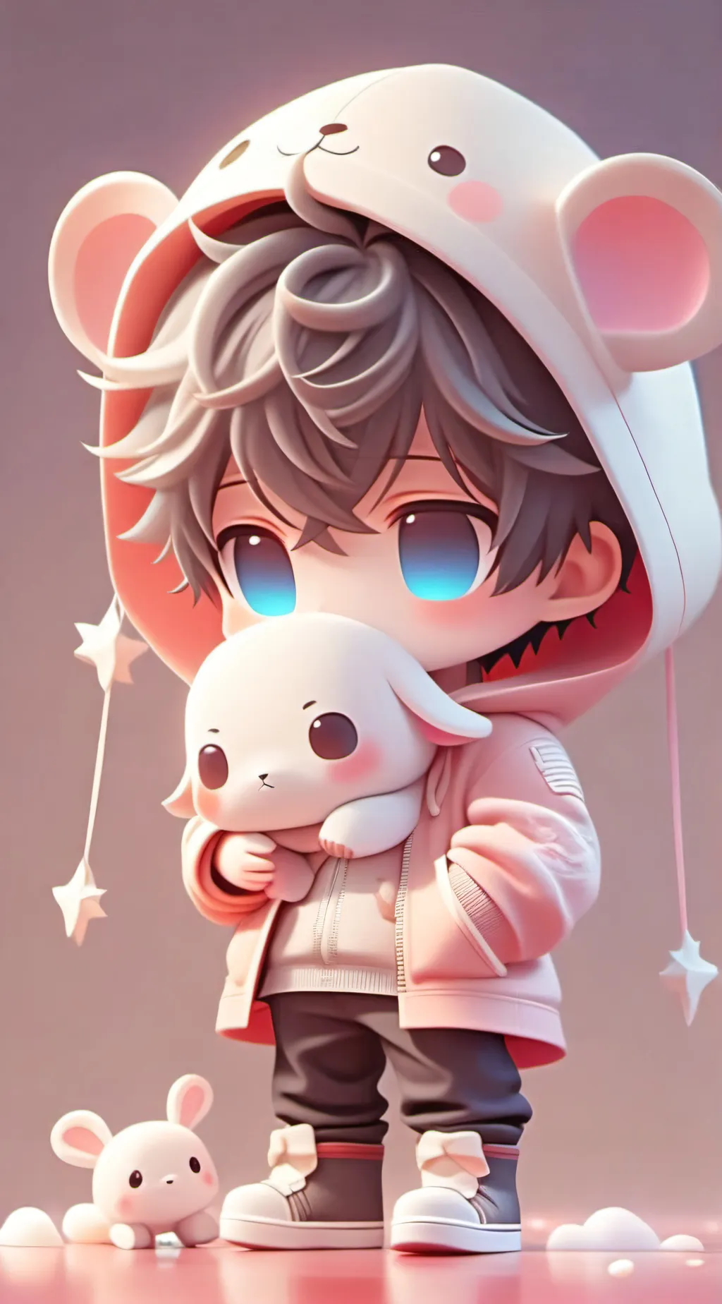 ai character: Deku background