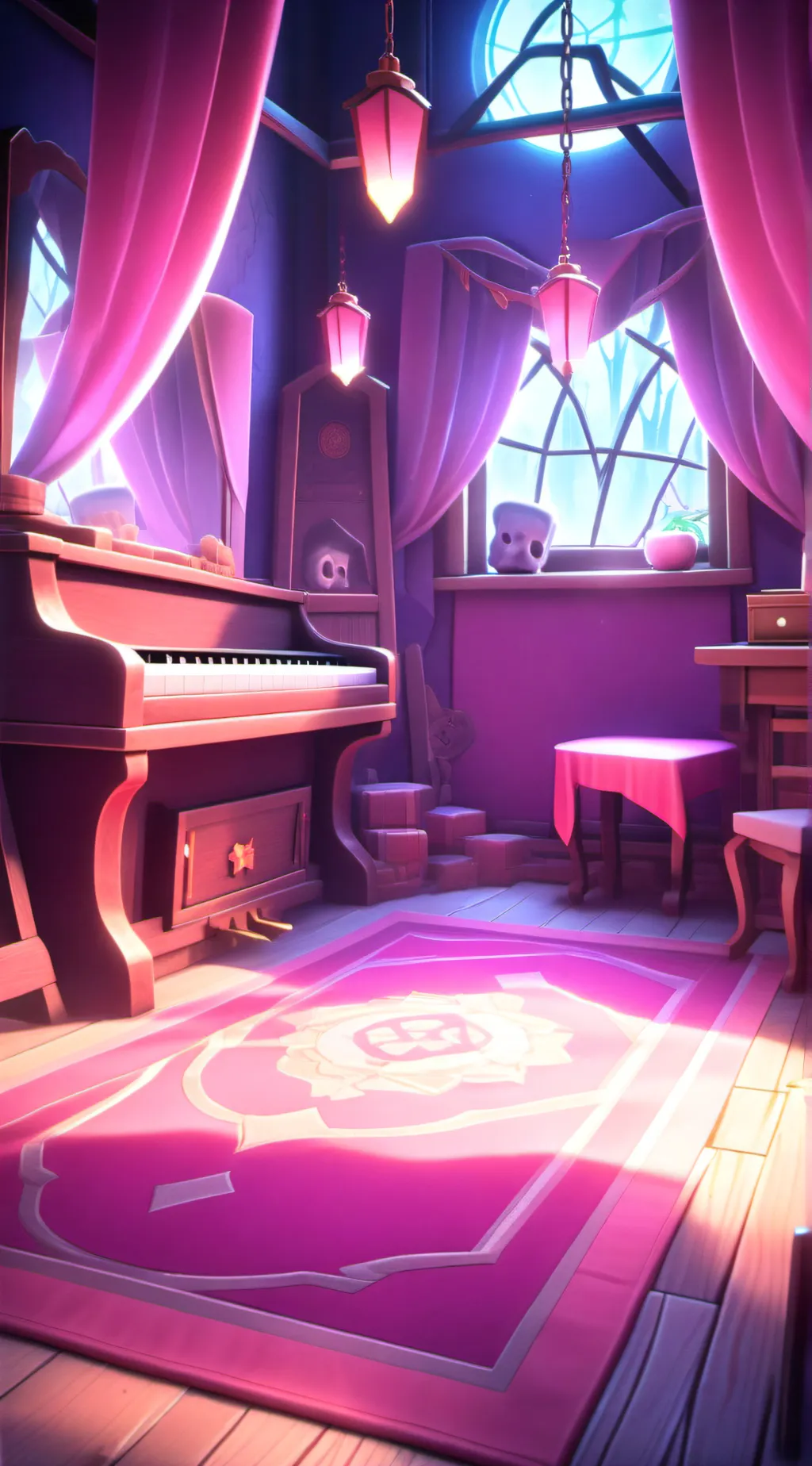 ai character: fpe FNAF  background