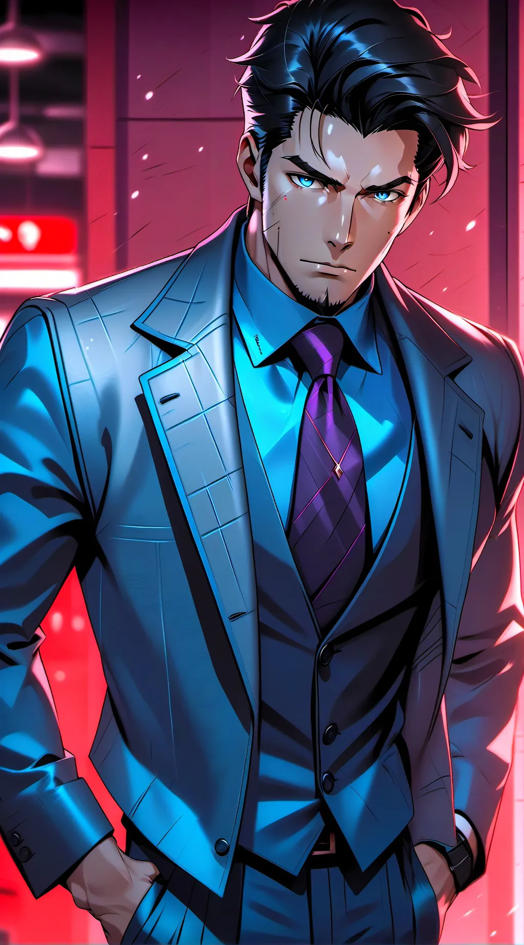 ai character: Suga background