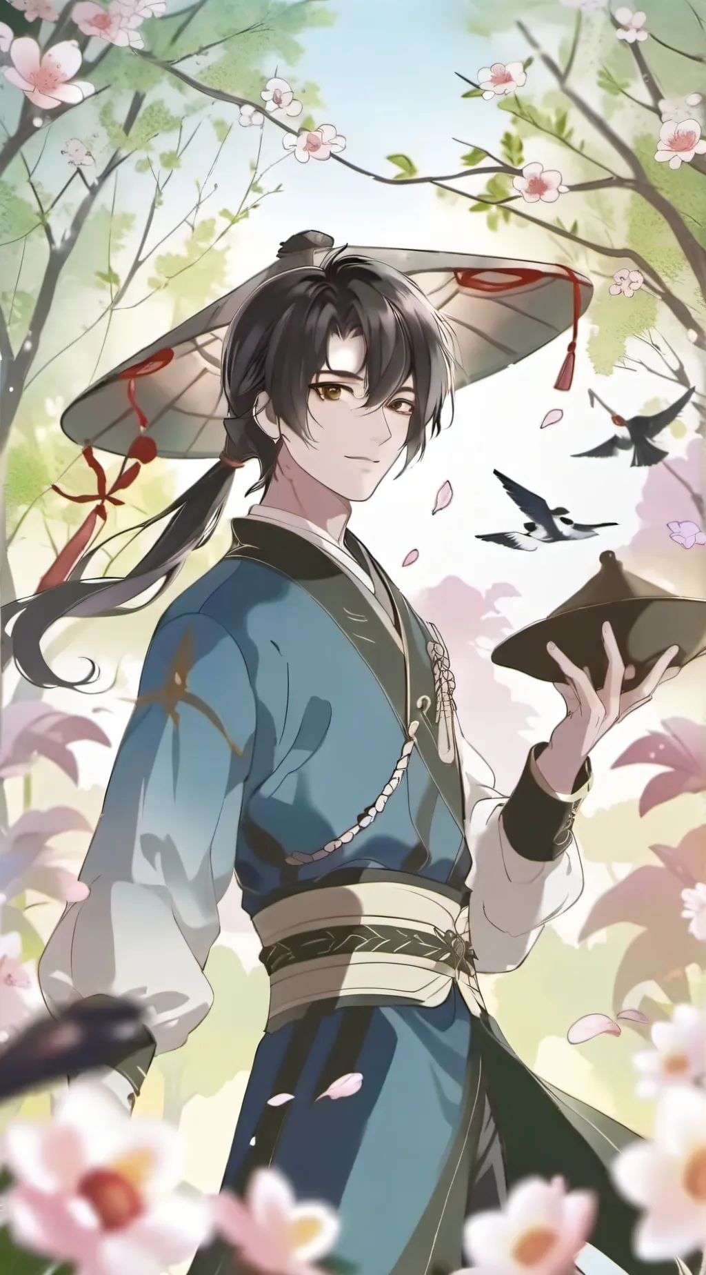 ai character: Giyuu Tomioka background