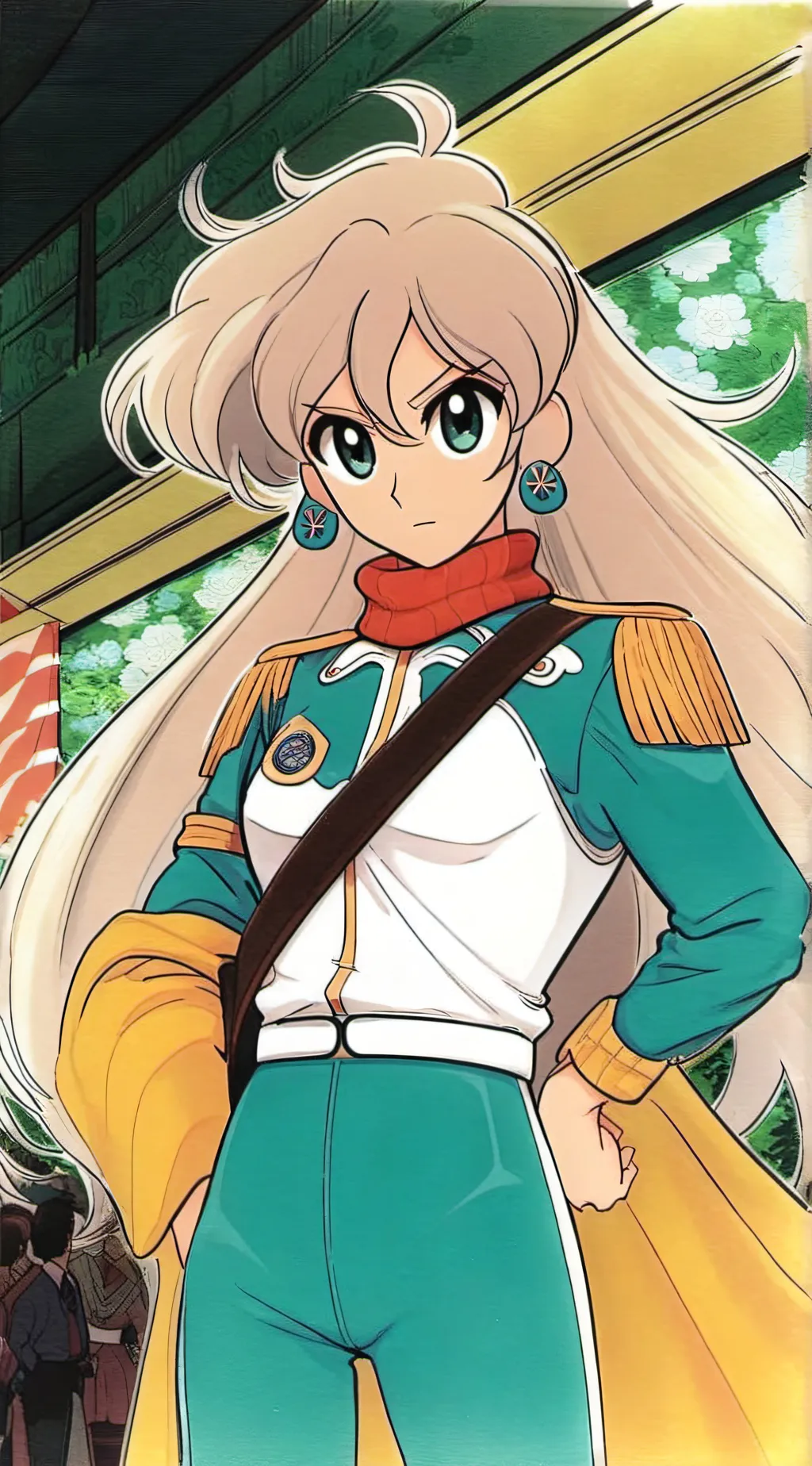 ai character: smiling critters  background