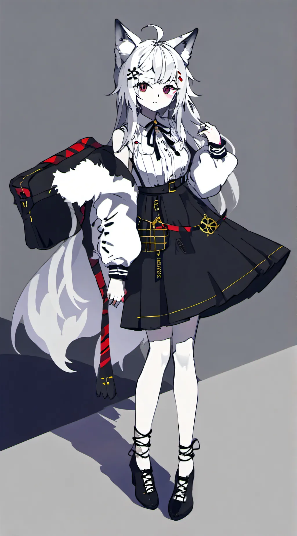 ai character: furry  background