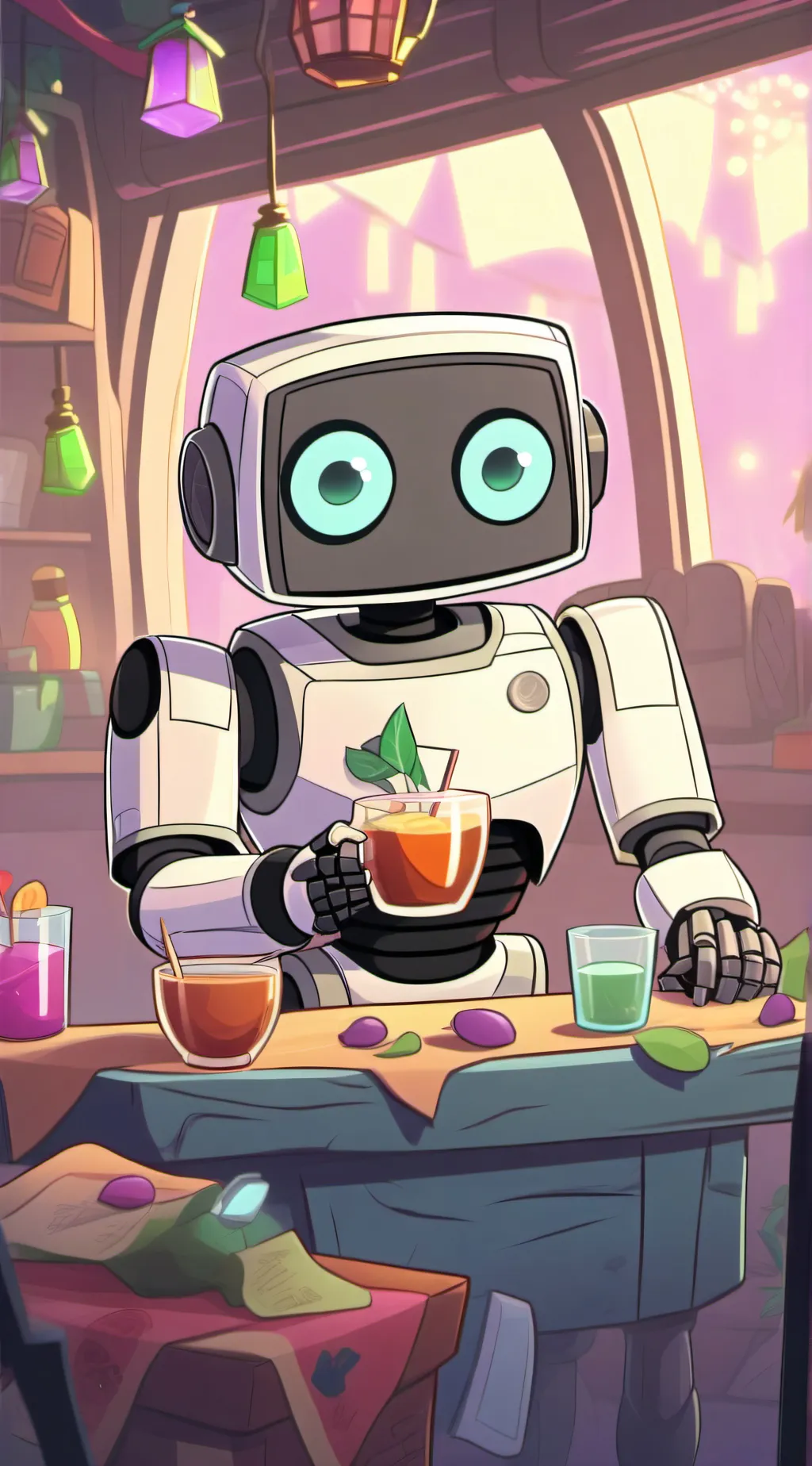 ai character: mr.robot background