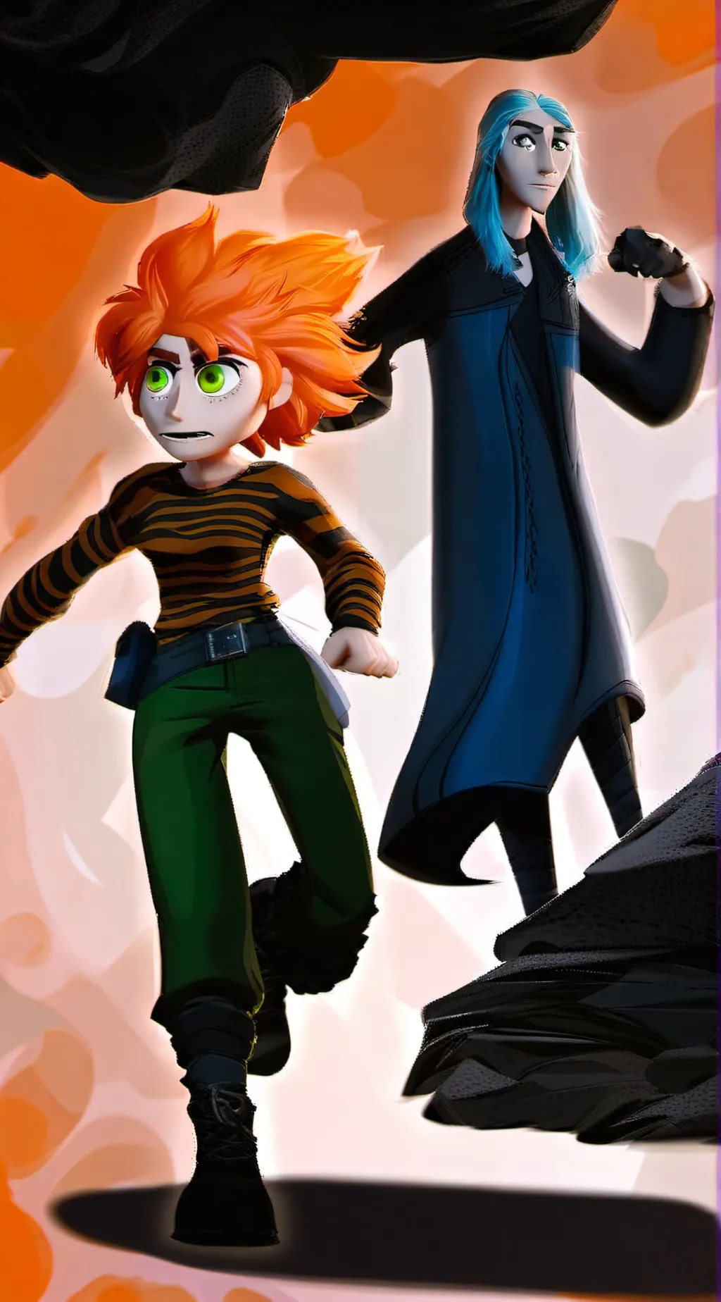 ai character: Inside out two background