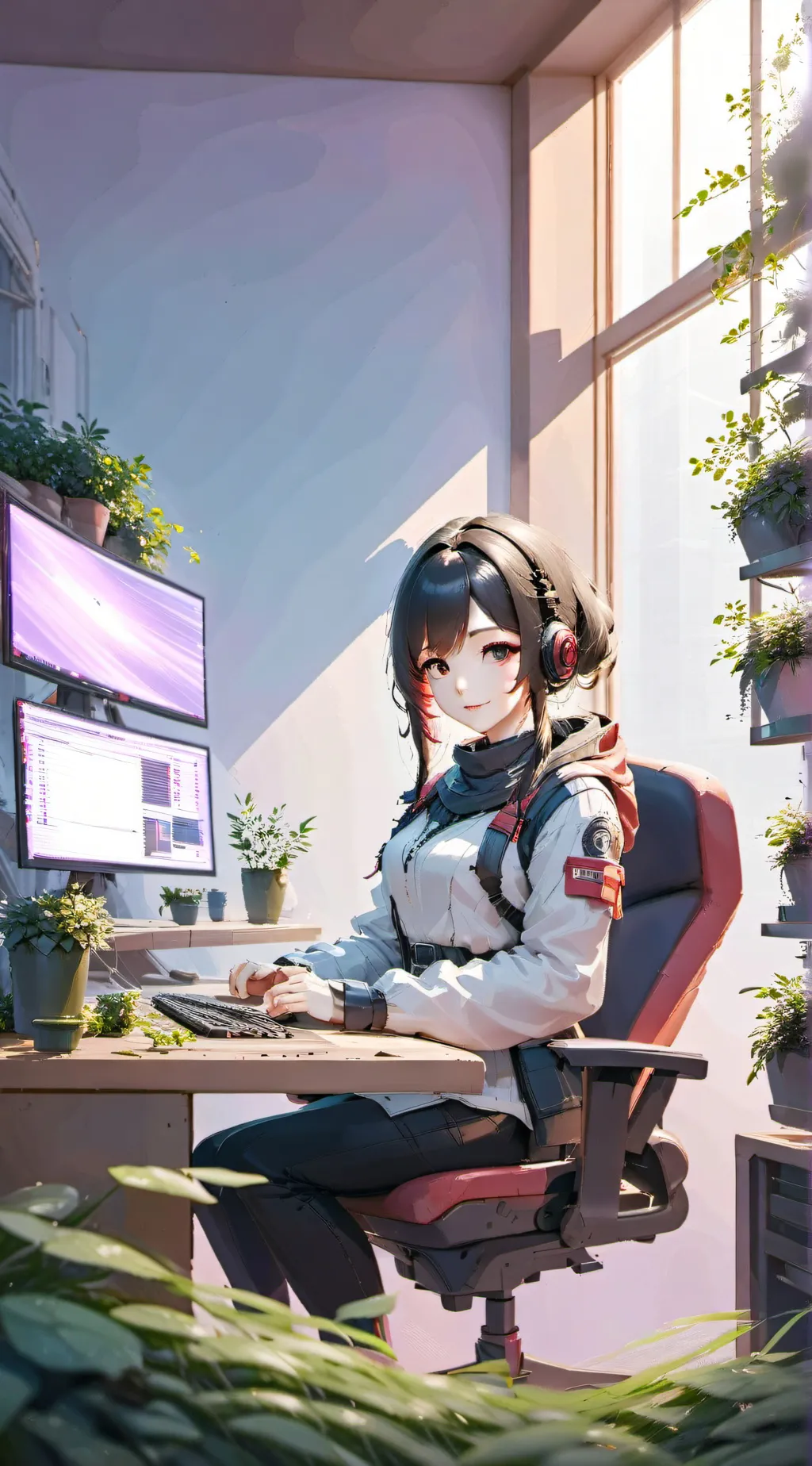 ai character: Jade  background