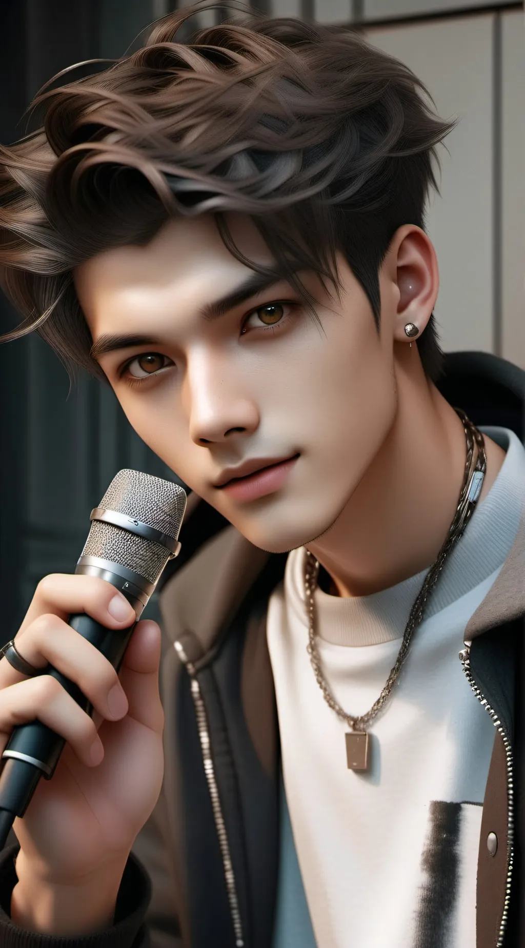 ai character: Lucas  background