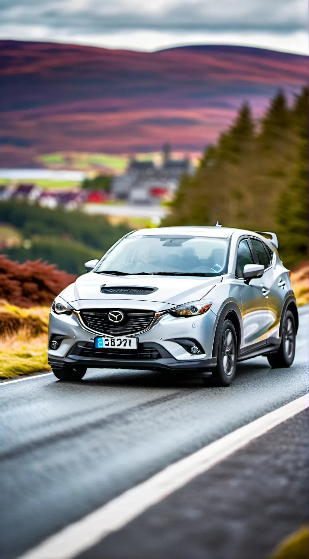 ai character: Road trip background