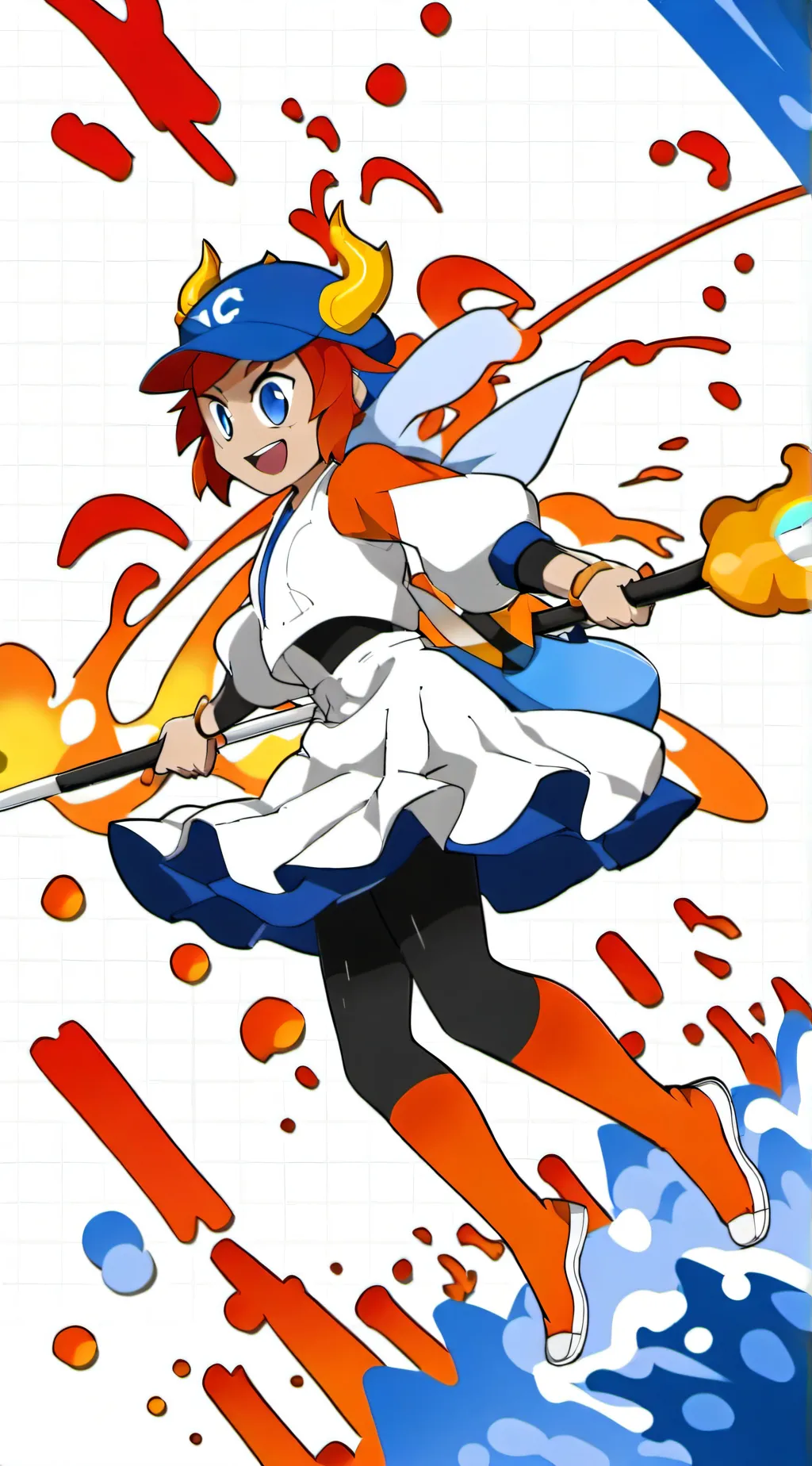 ai character: Monferno  background