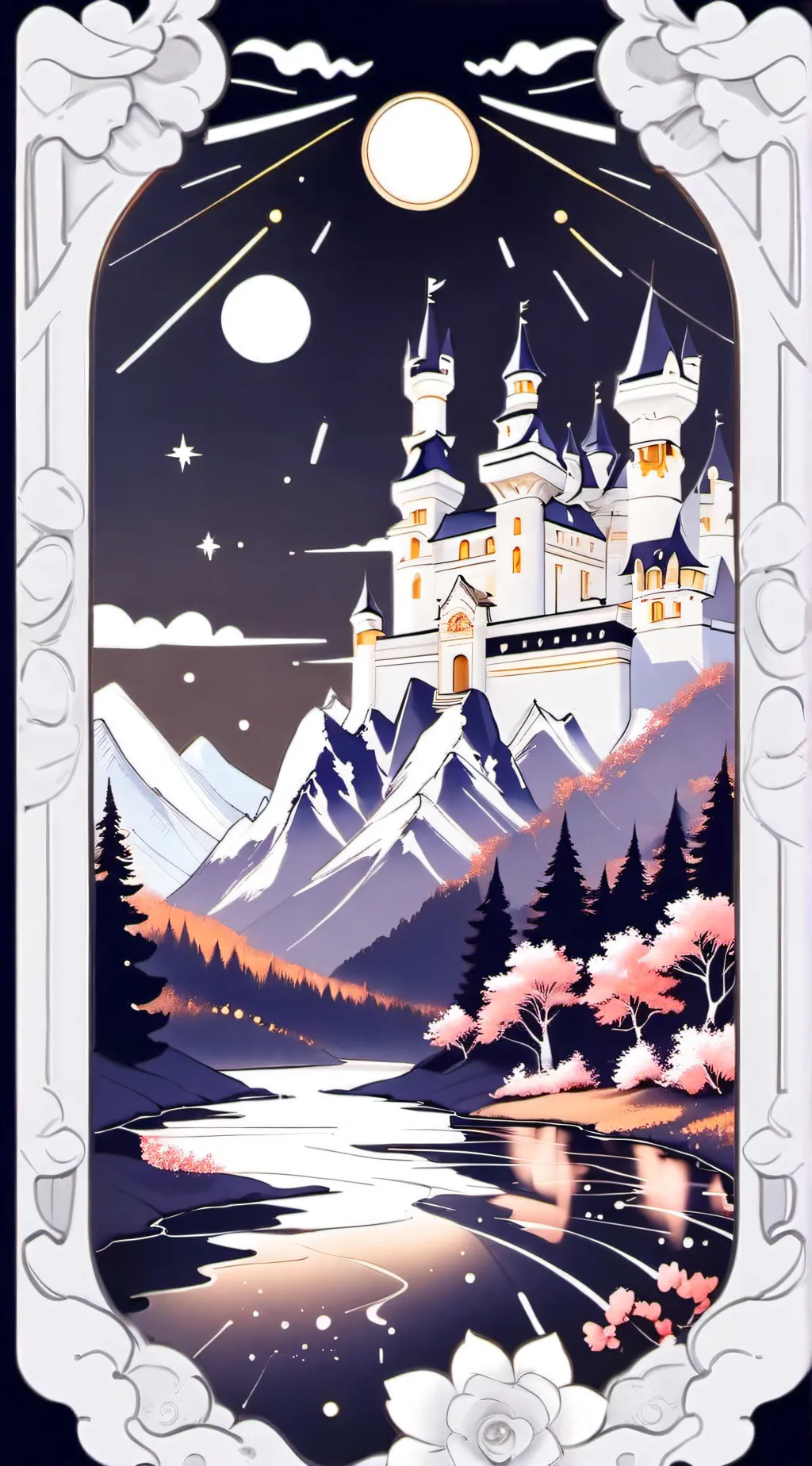 ai character: ii×3008 background