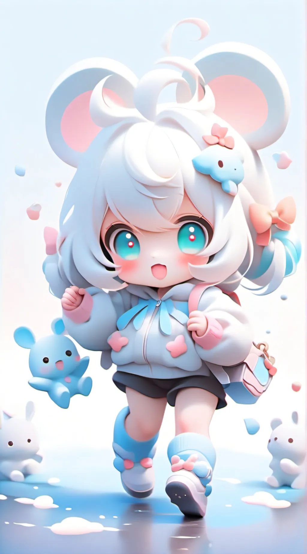 ai character: find the small men background