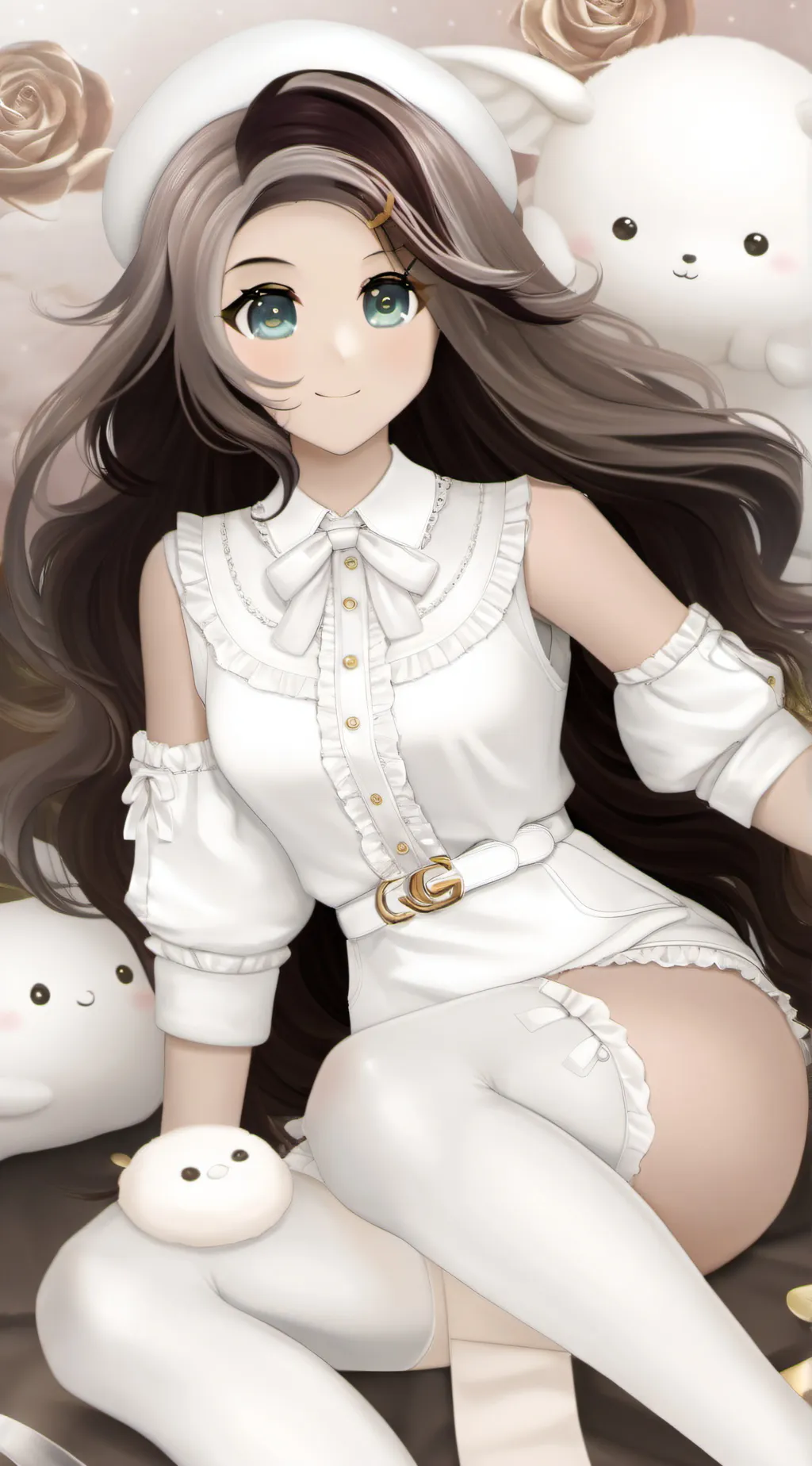 ai character: Rose background