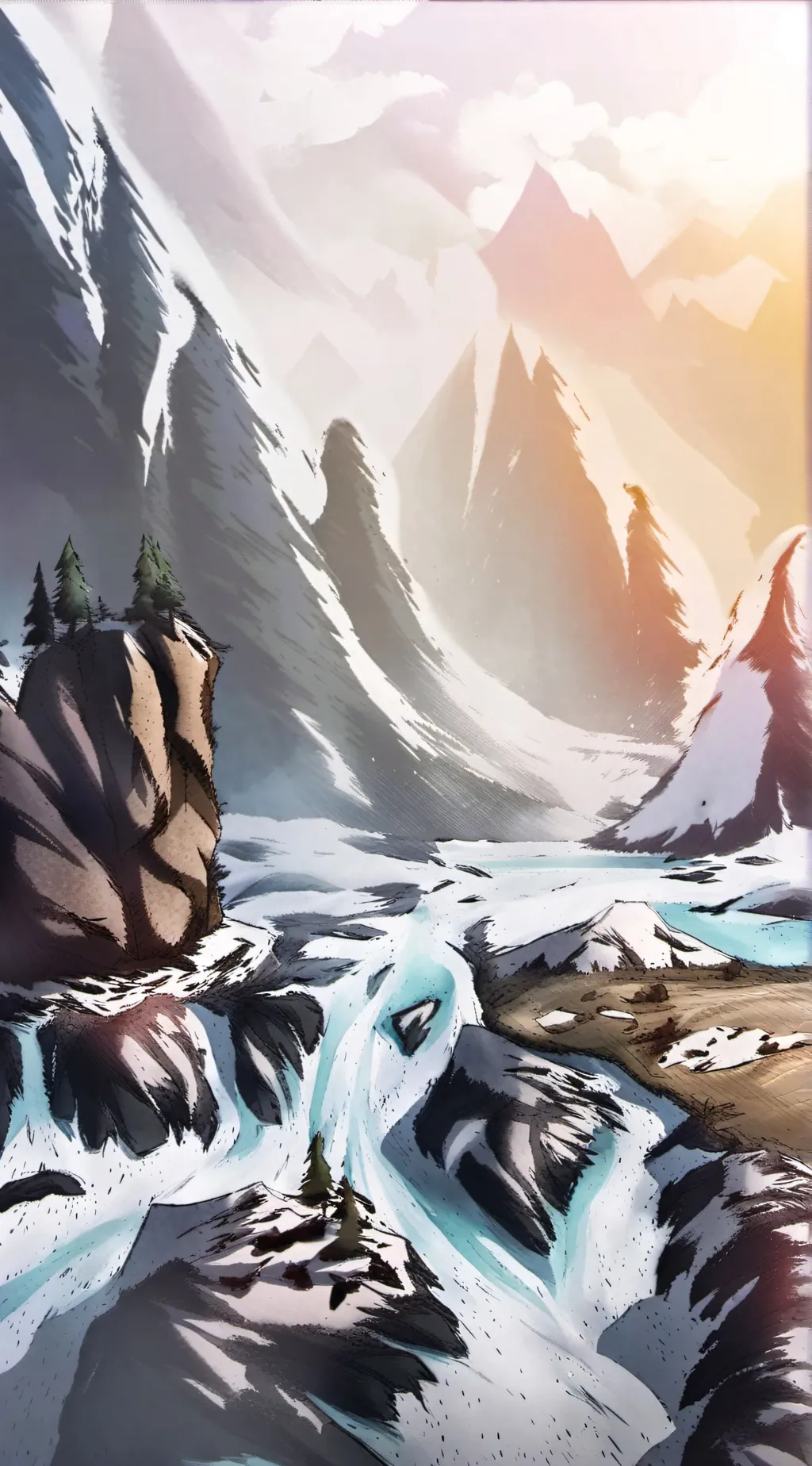 ai character: spider family kny background