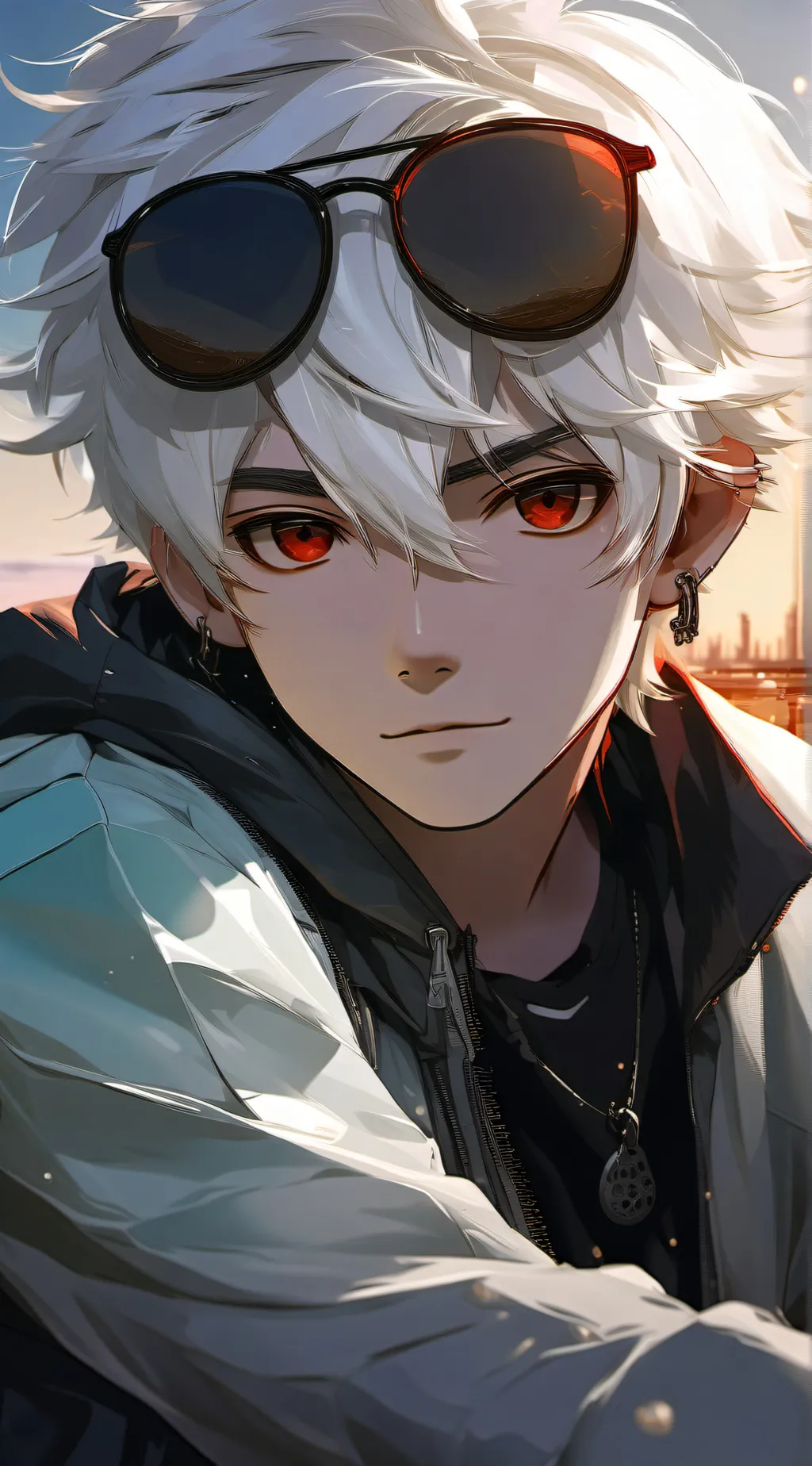 ai character: snake background