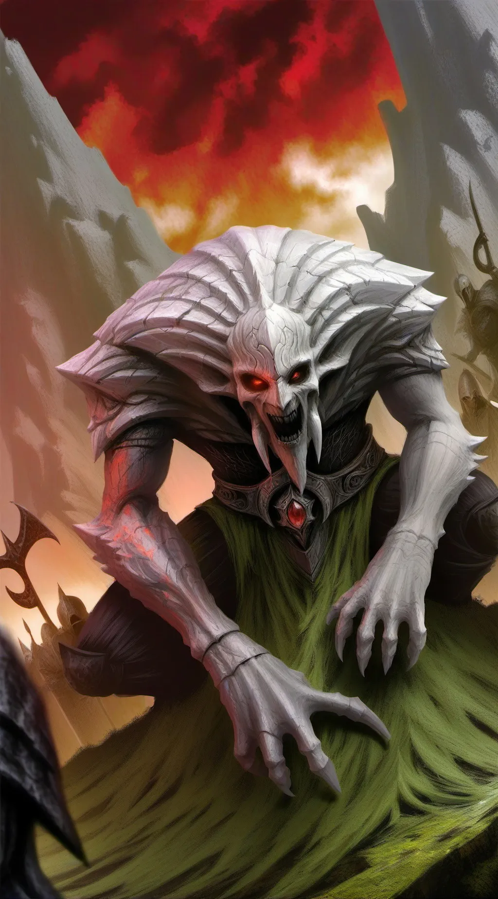 ai character: 👁👄👁 background