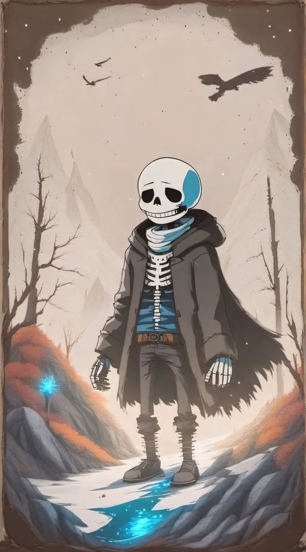ai character: ☆Sans☆ background