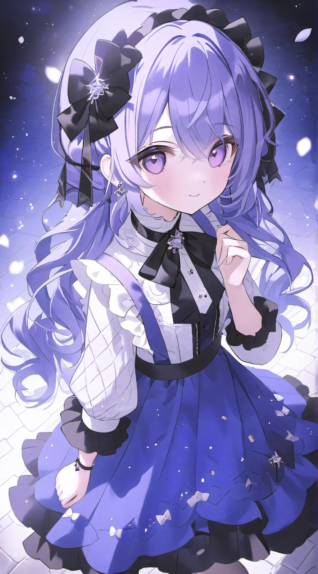 ai character: streamer  background