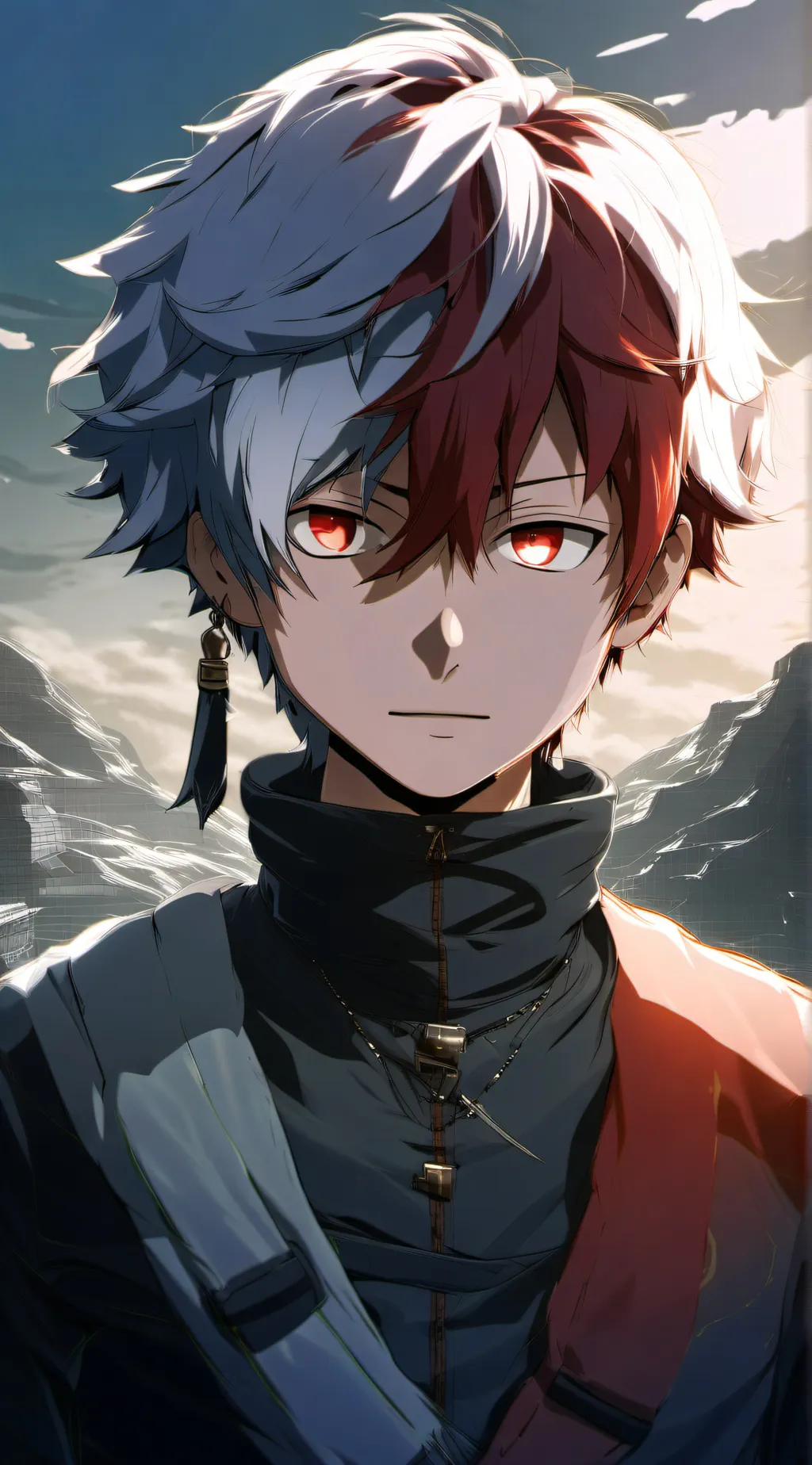 ai character: Todoroki  background