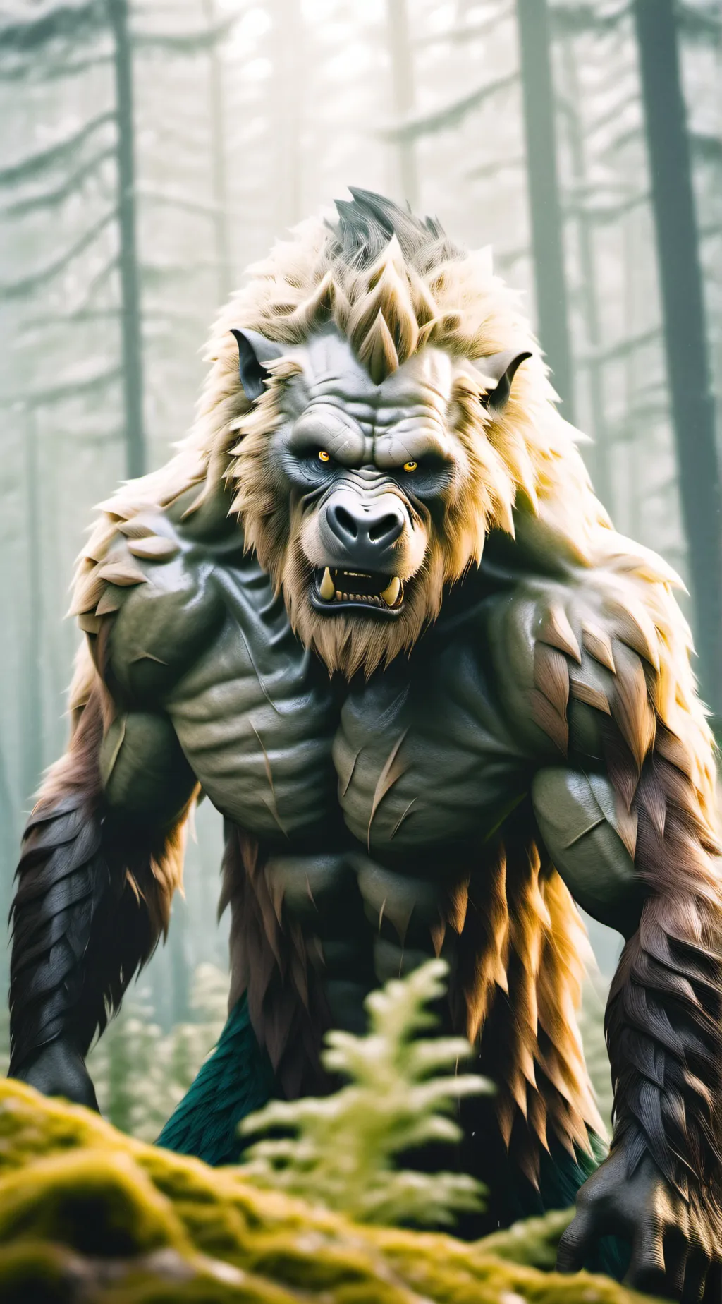 ai character: the beast background