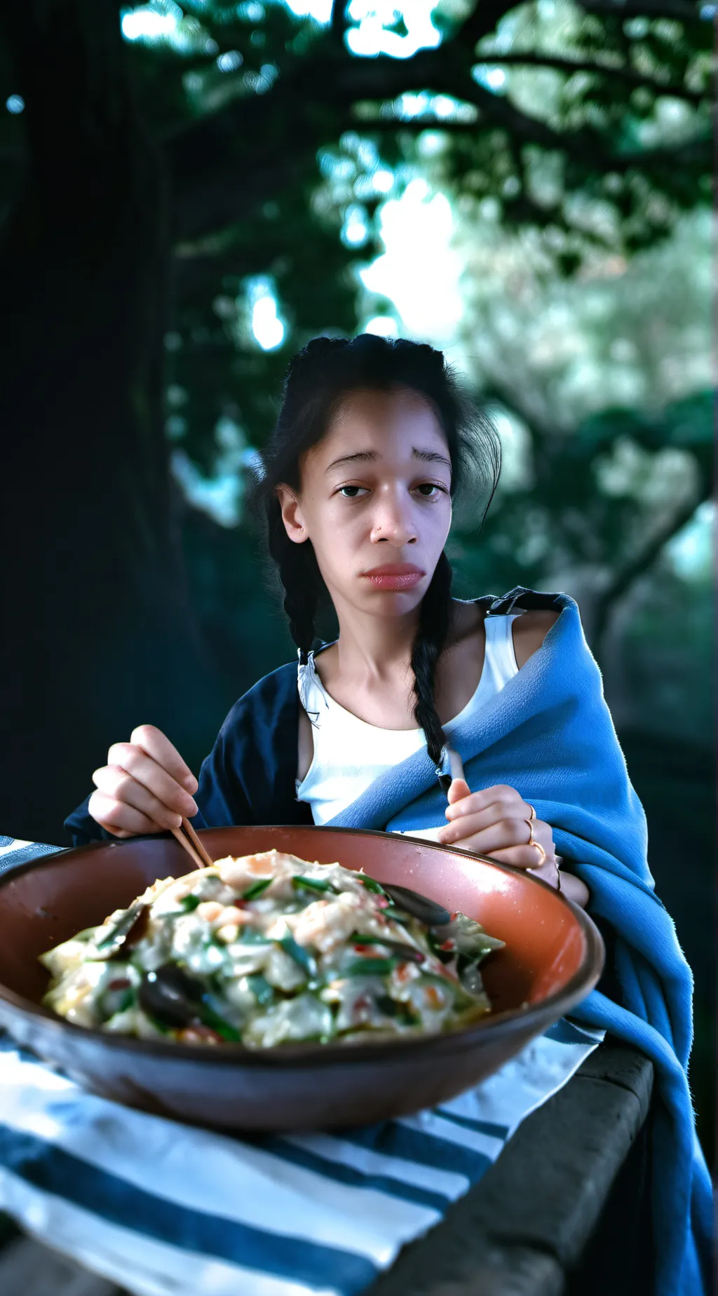 ai character: Sarah  background