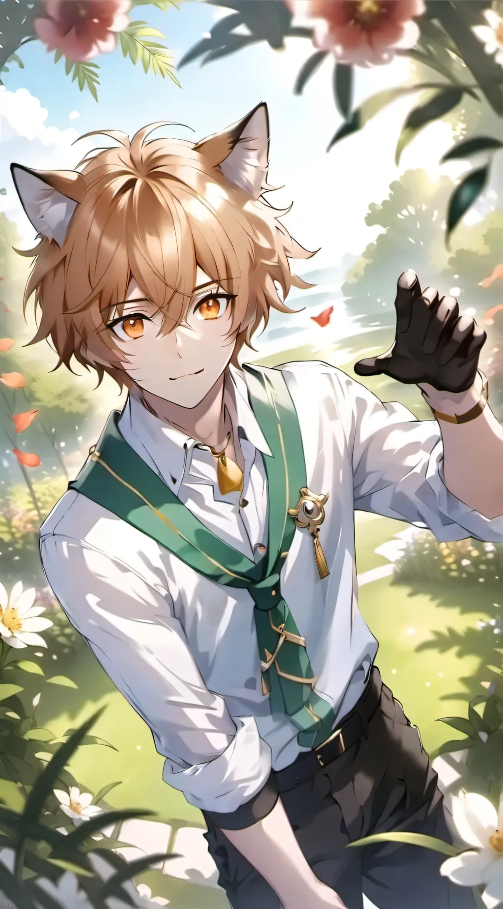 ai character: kenji background