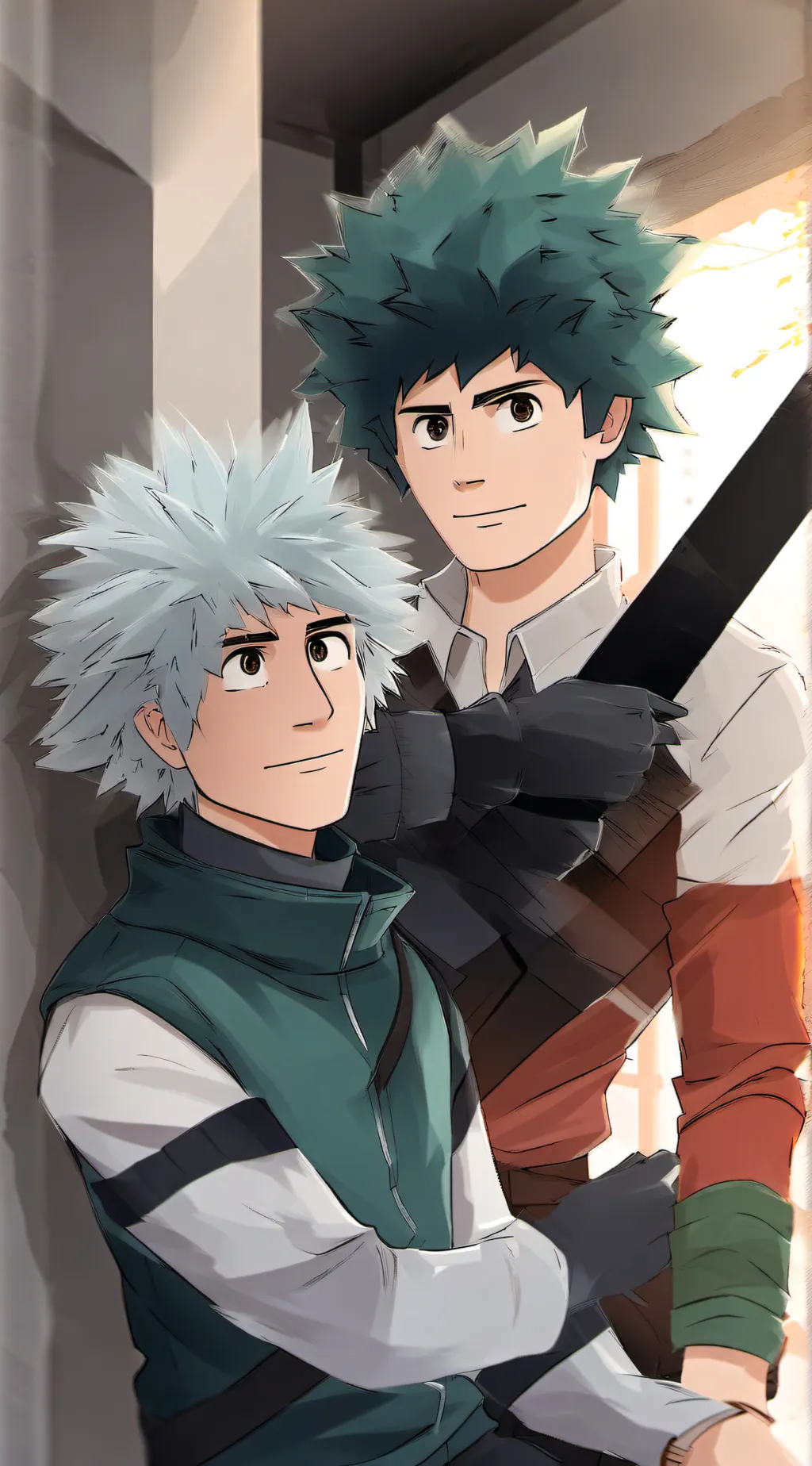 ai character: Bakudeku background