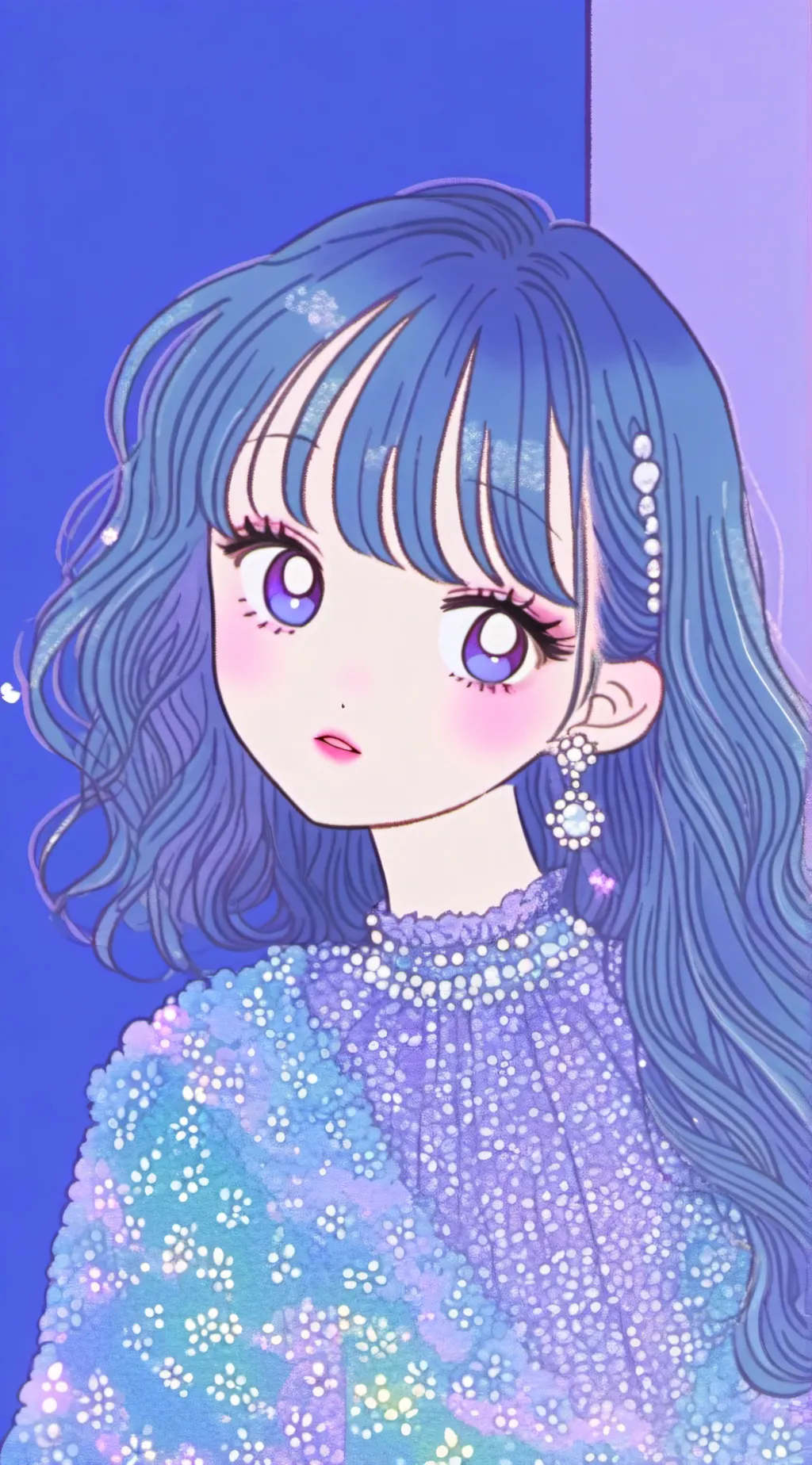 ai character: lunar  background