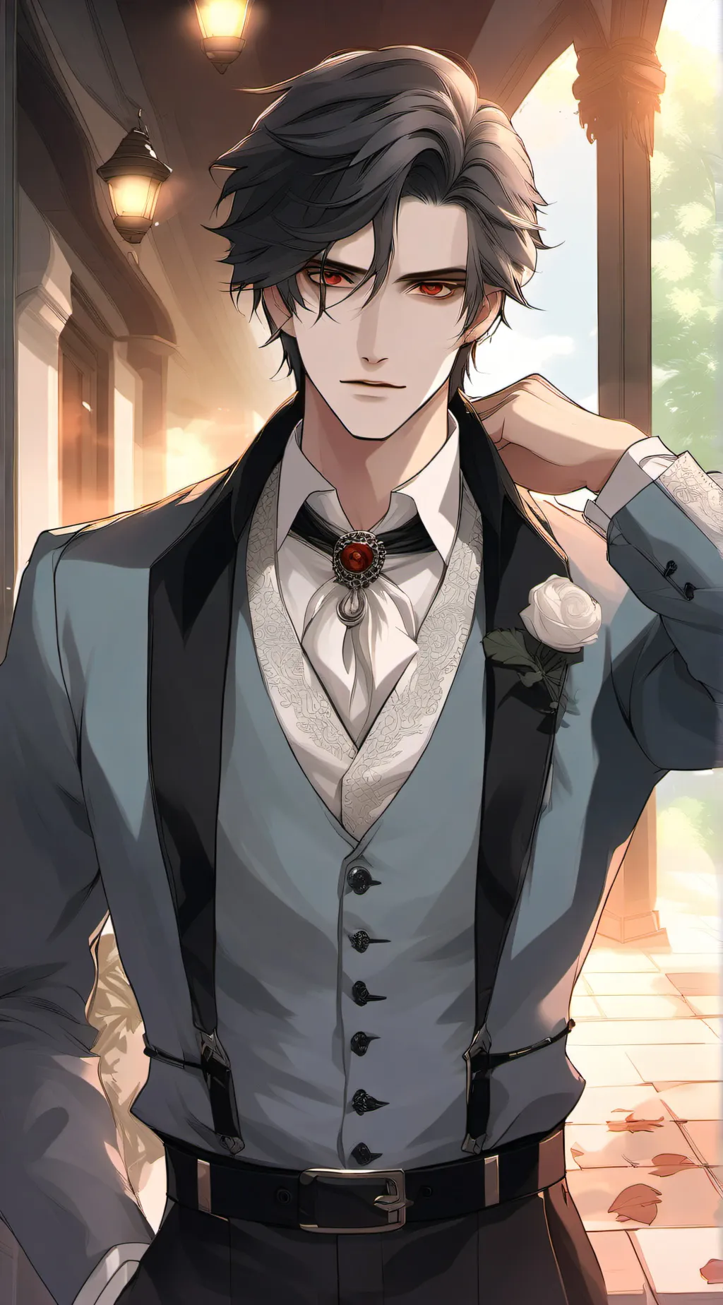 ai character: Daniel  background