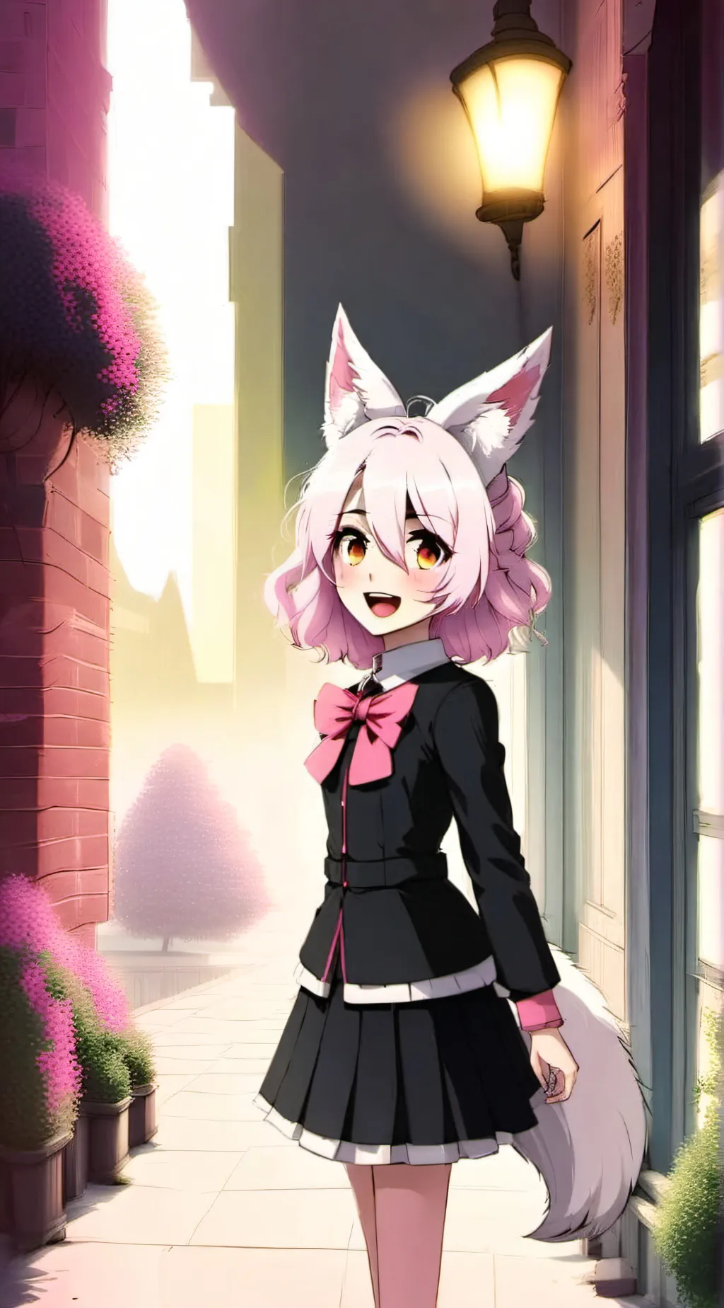 ai character: Alison-grey background