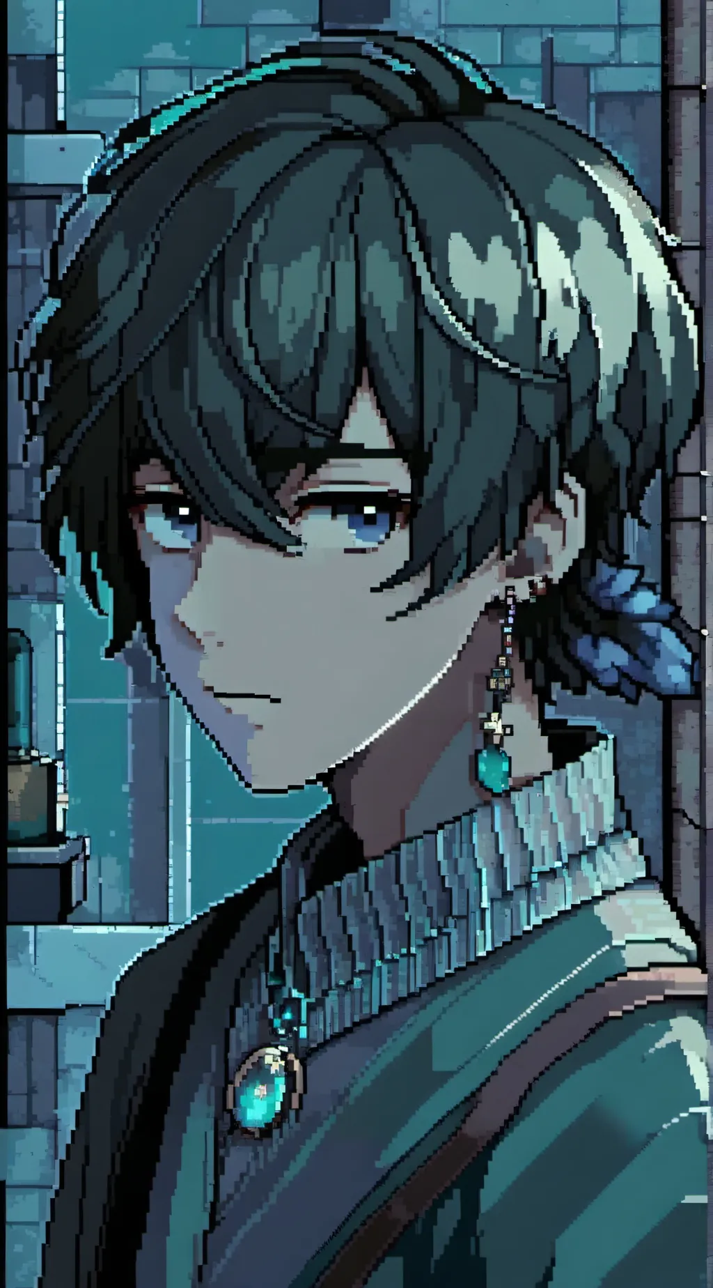 ai character: <3 background