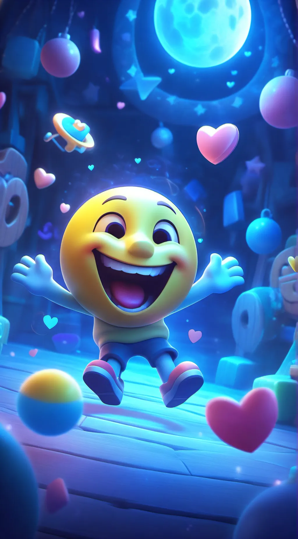 ai character: Mr Chuckle Head background