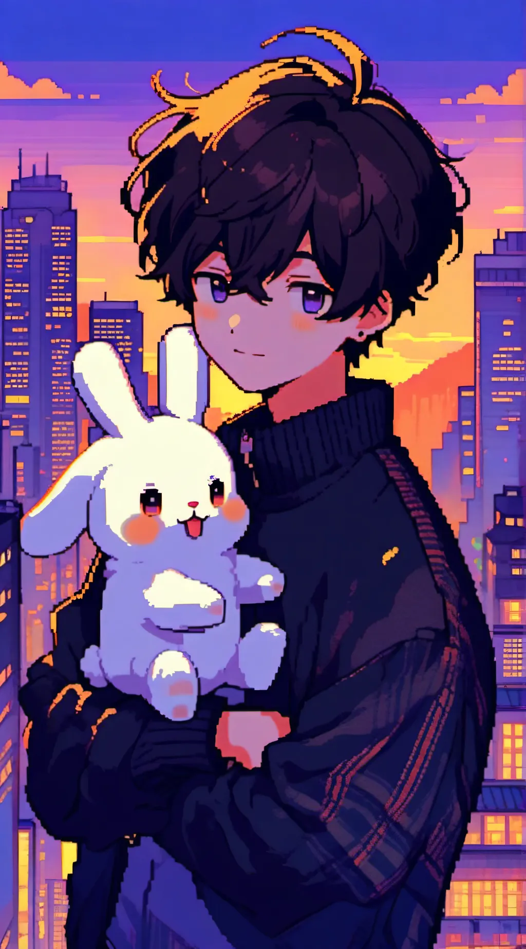 ai character: Cinnamoroll n Aki background