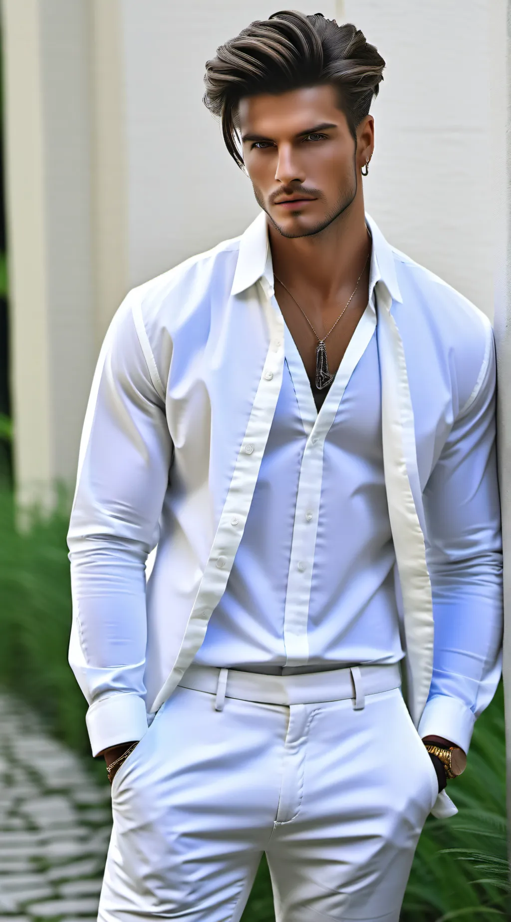 ai character: jesus christ background