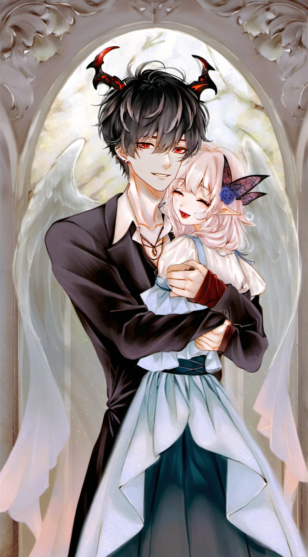 ai character: Ash and you background