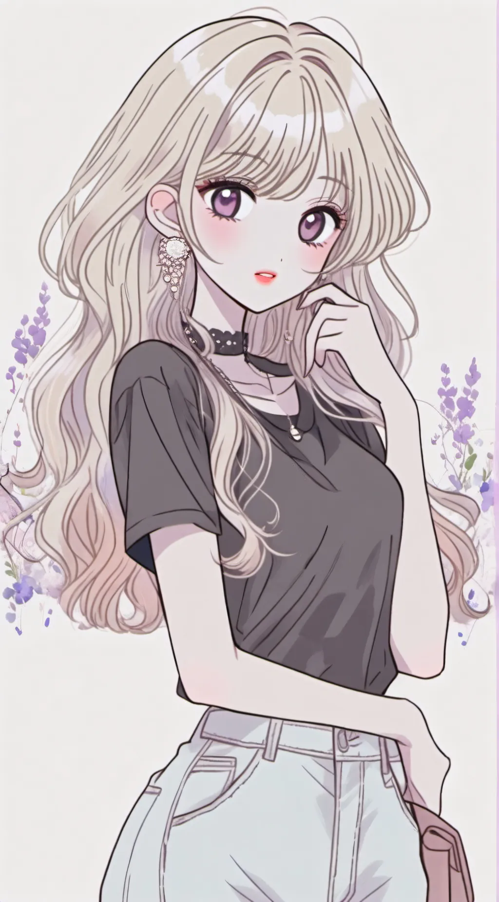 ai character: Mina-chan background