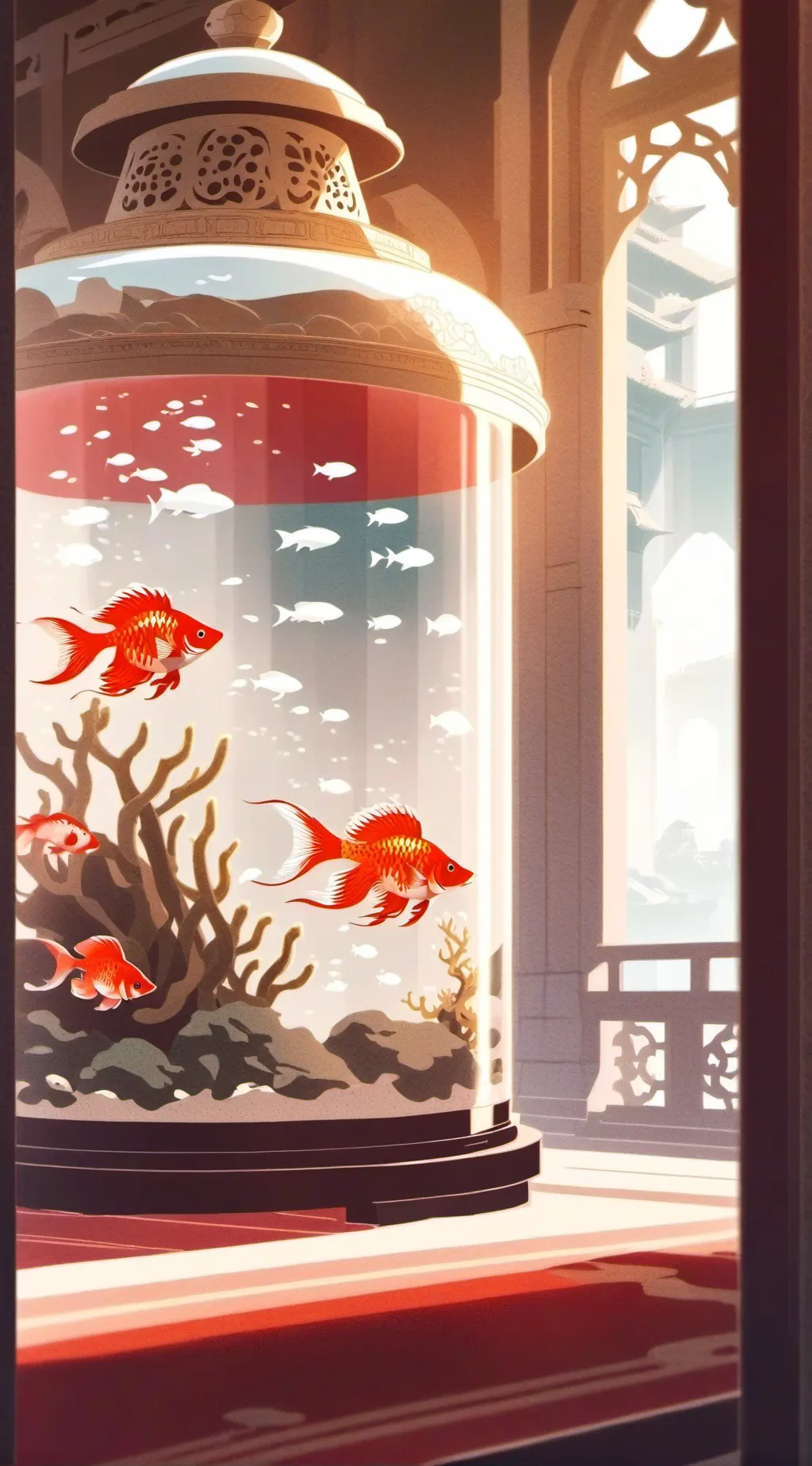 ai character: aqurium employees background