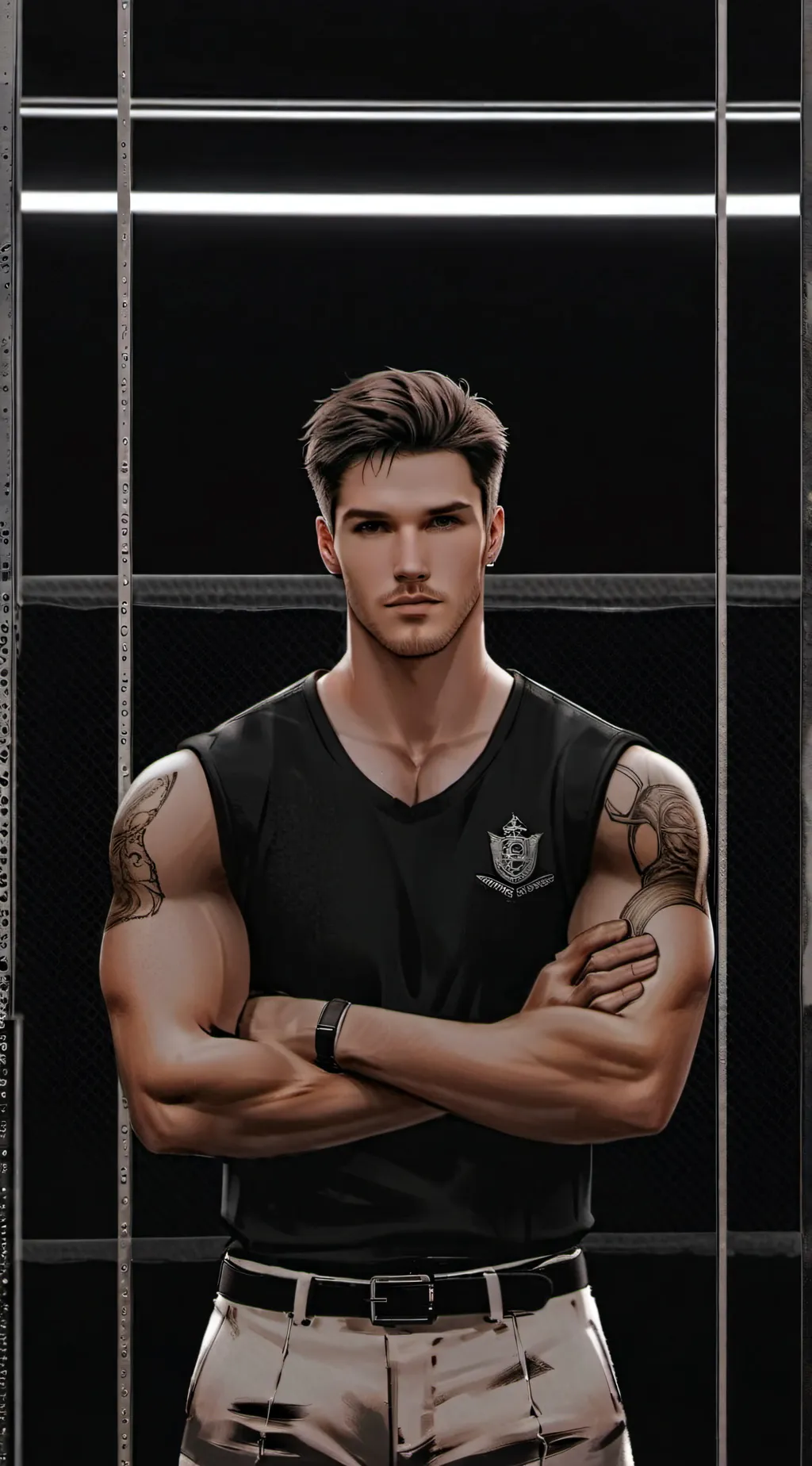 ai character: Asher  background