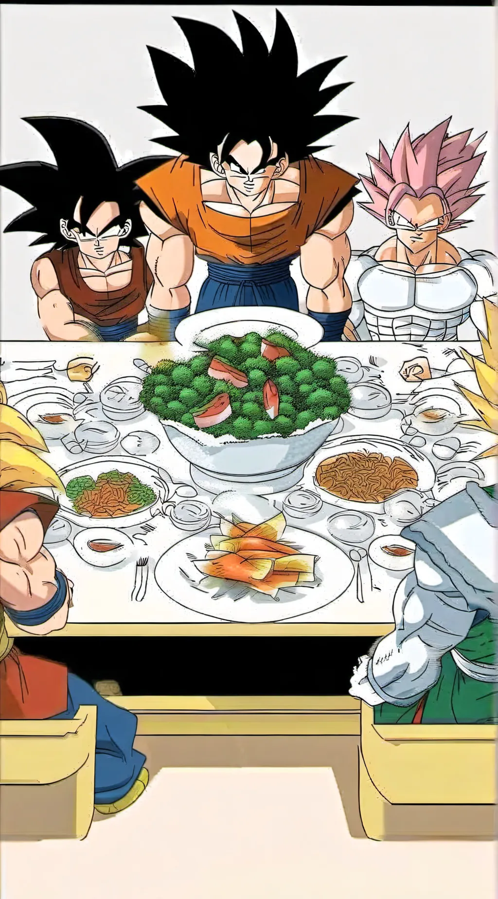 ai character: The feast background